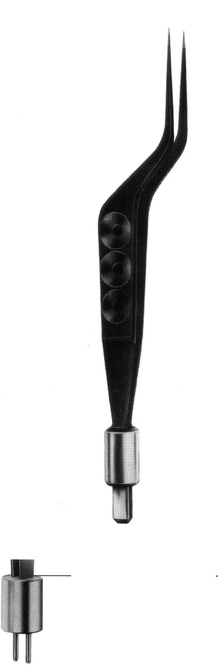 BİPOLAR PENSET BAYONET İZOLELİ 16 CM NO-D